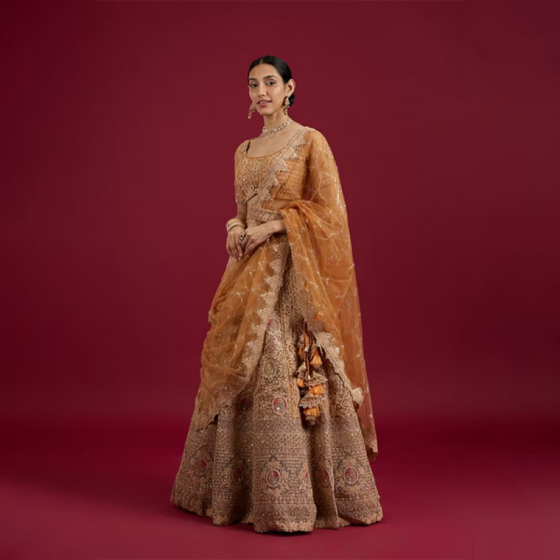 Mustard Yellow Radiance Lehenga